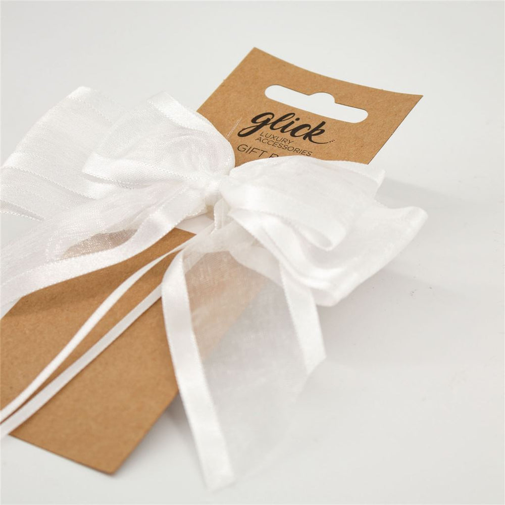 White Satin Luxury Bow
