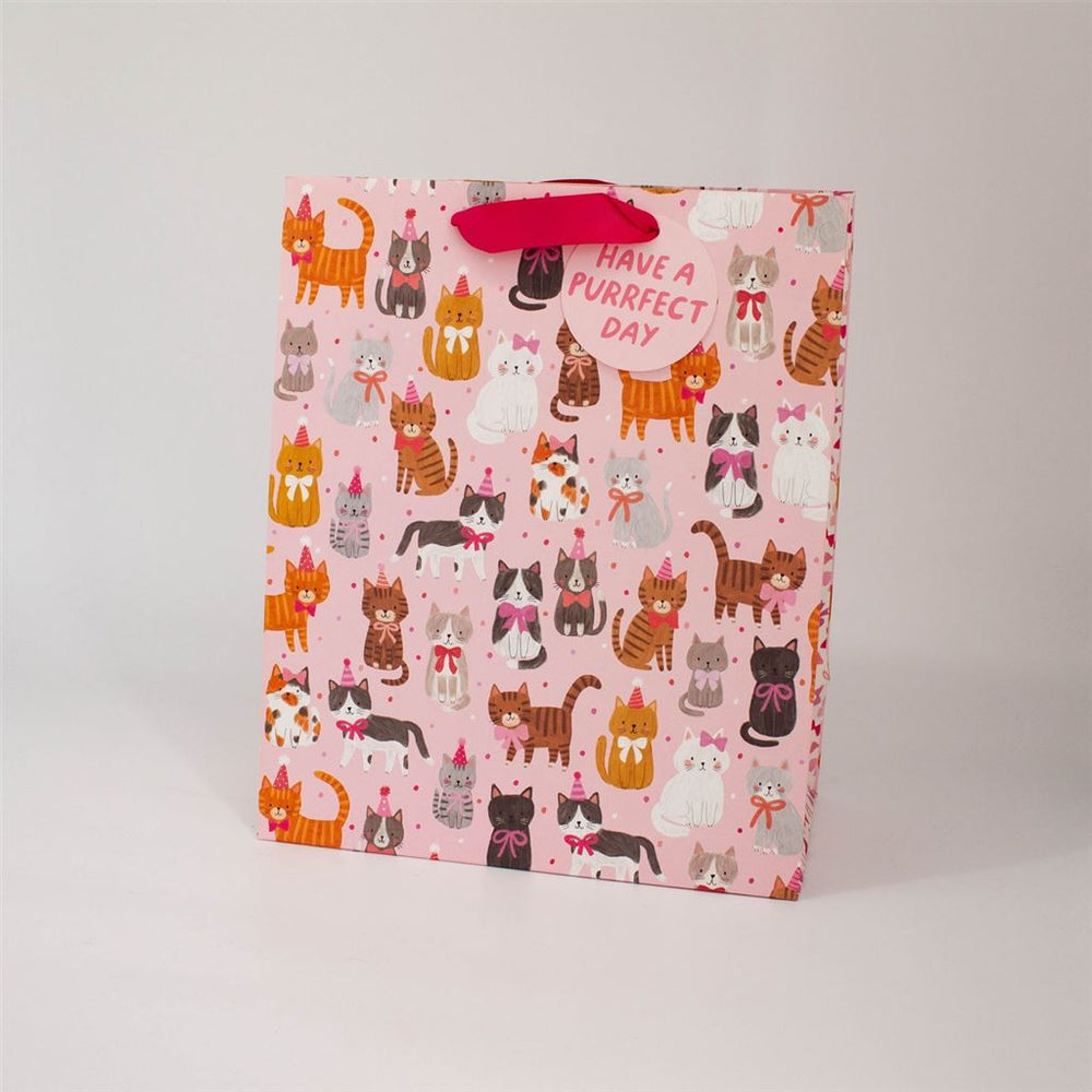 Purrfect Pussycats Large Gift Bag