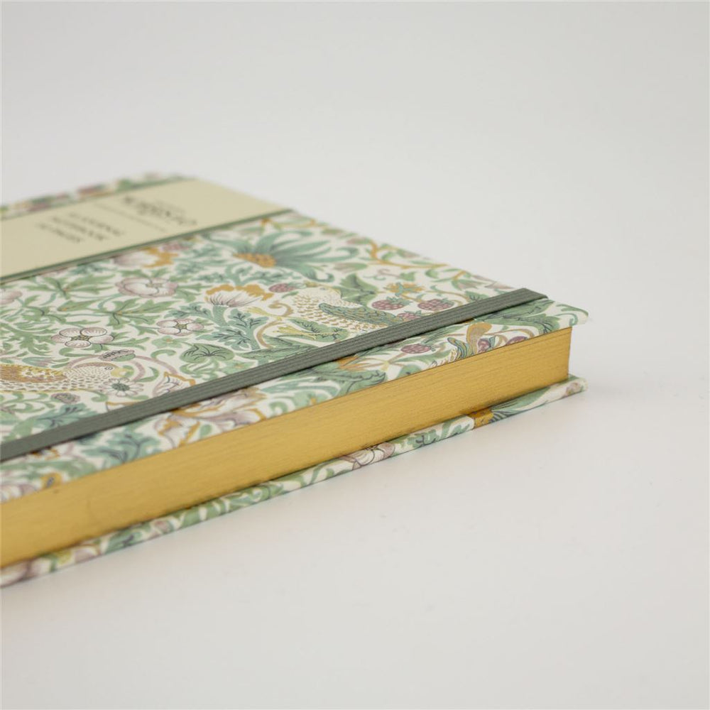 William Morris Linen Dotted Notebook