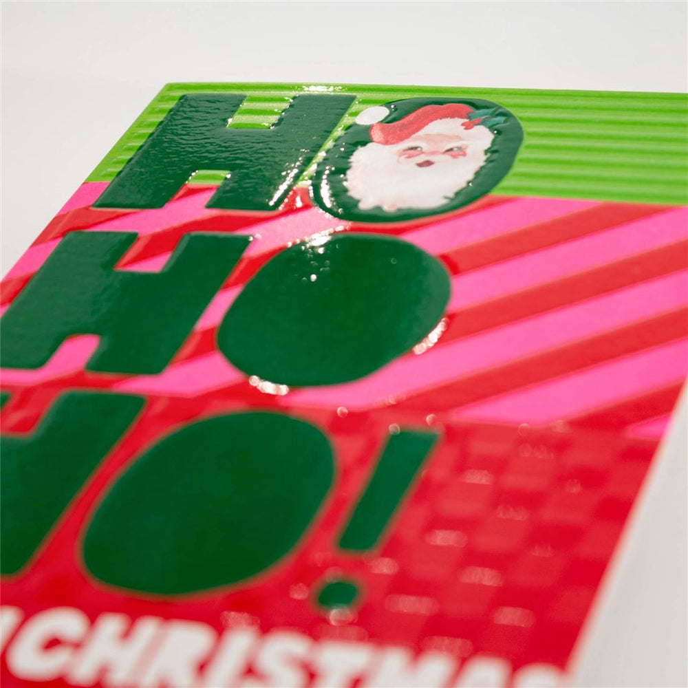 Modern Neon Holiday Card