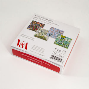 Arts & Crafts Birds Notecard Set - Pack of 20