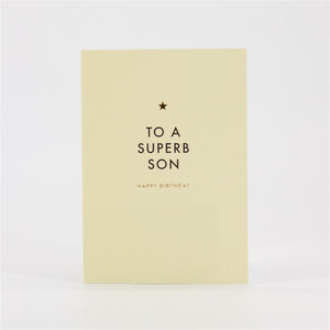 Birthday Card for Son