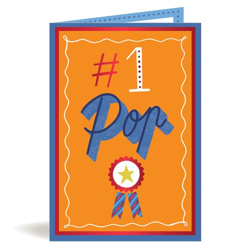 #1 Pop Father's Day Card