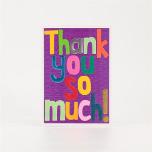 Colourful Thank You Card