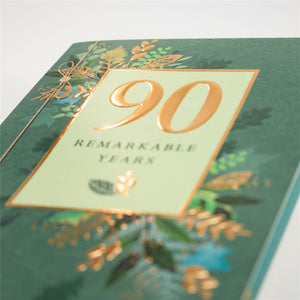 90th Birthday Card