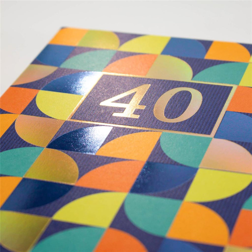 40th Birthday Card