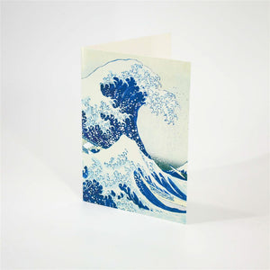 Hokusai The Great Wave Foiled Blank Card