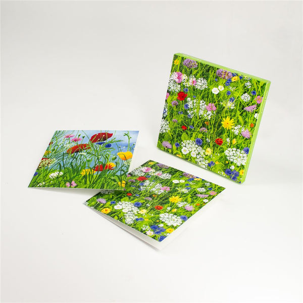 Wild Flowers Notecard Wallet - Set Of 8