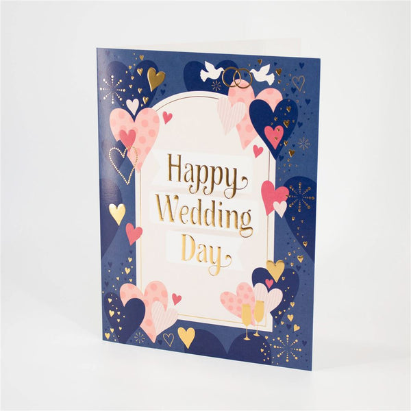 Jumbo Happy Wedding Card