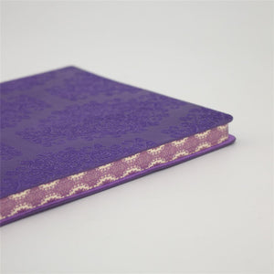 Vintage Damask Pattern Lined Notebook