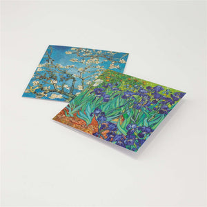 Irises & Almond Blossoms Notecard Wallet - Set of 8
