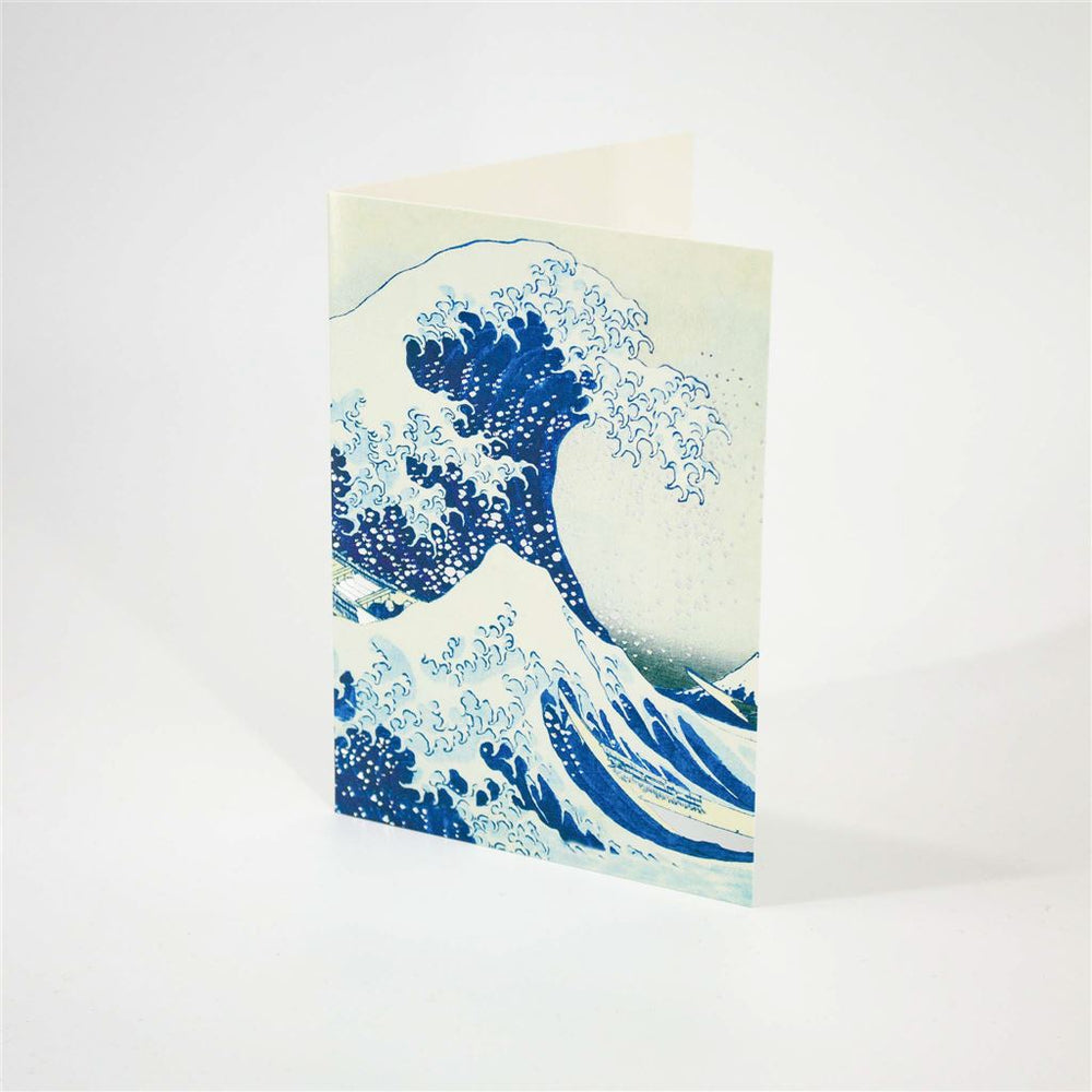 Hokusai The Great Wave Foiled Blank Card