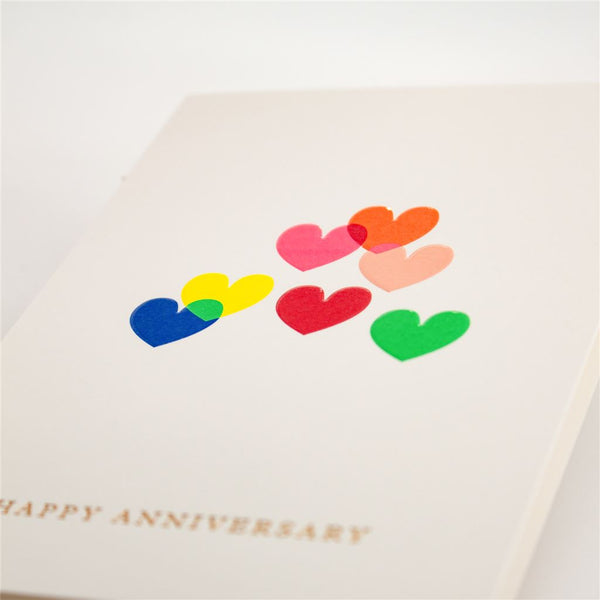 Happy Anniversary Heart Card