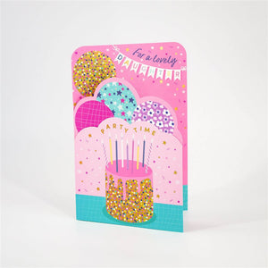 Two-Fold Happy Birthday Daughter Card