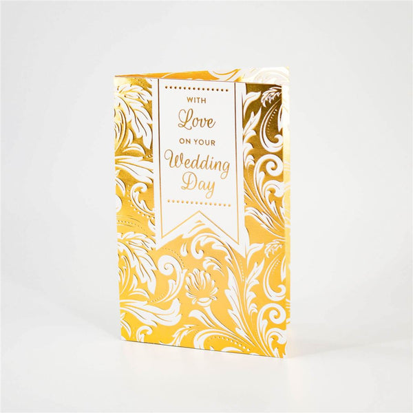 With Love & Congratulations Wedding Card