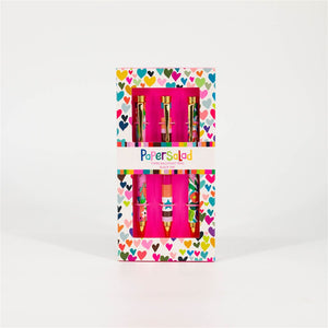 Paper Salad Besotted Hearts Pen Set