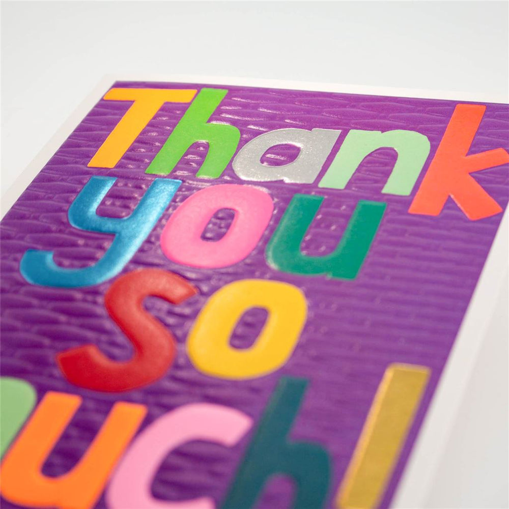 Colourful Thank You Card
