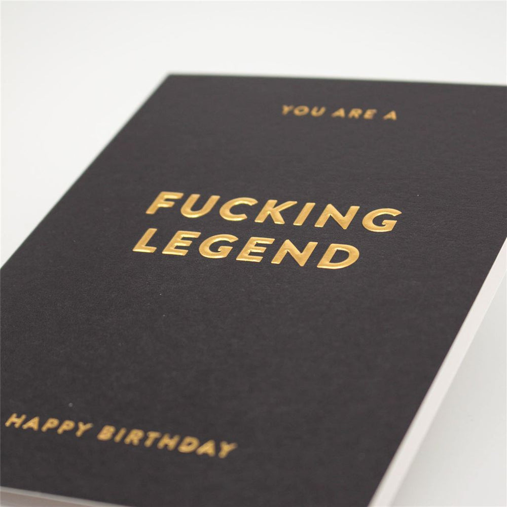 Legend Birthday Card