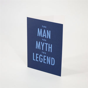 The Man The Myth Card