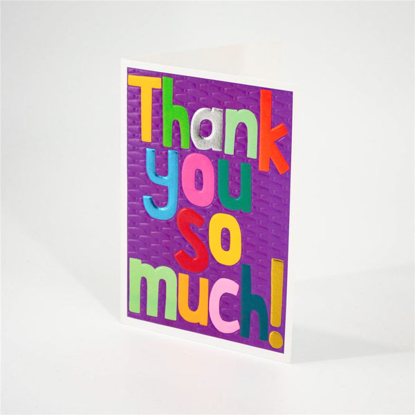 Colourful Thank You Card