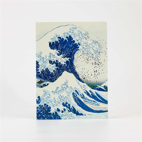 Hokusai The Great Wave Foiled Blank Card