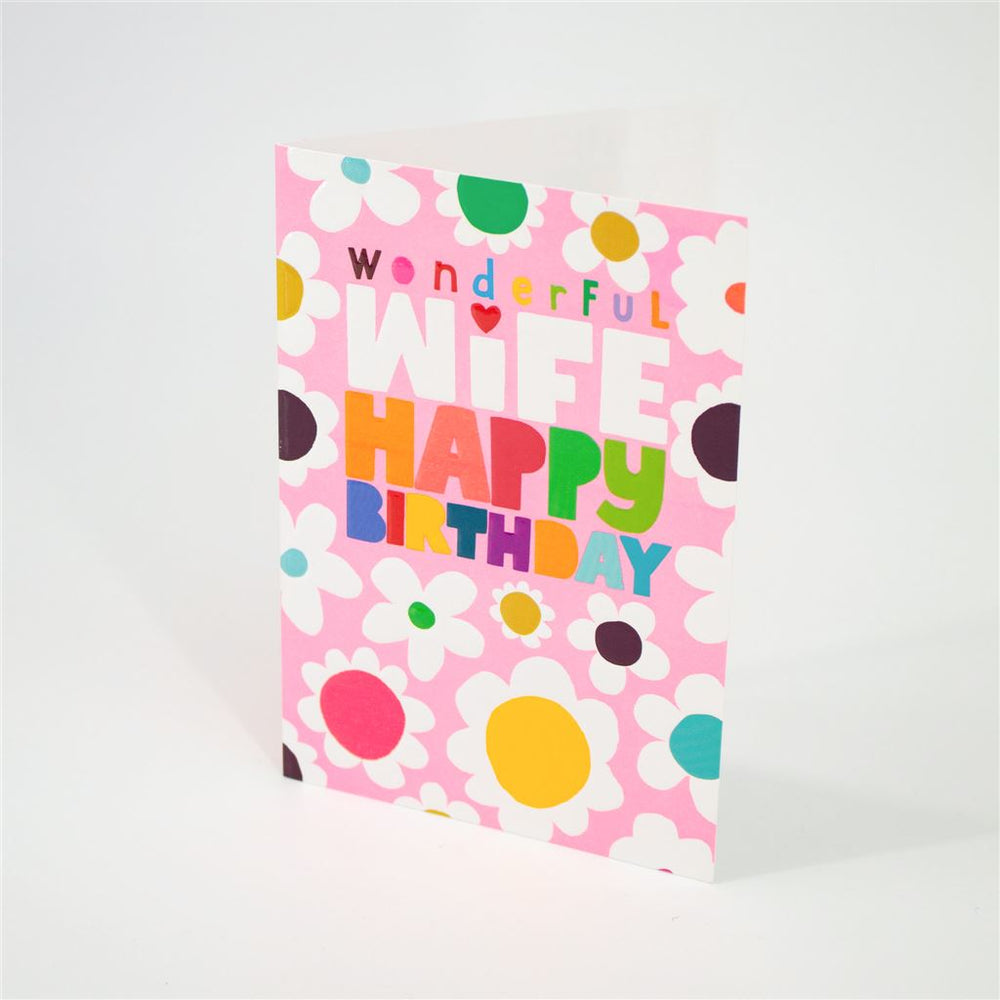 Happy Birthday Wife Card