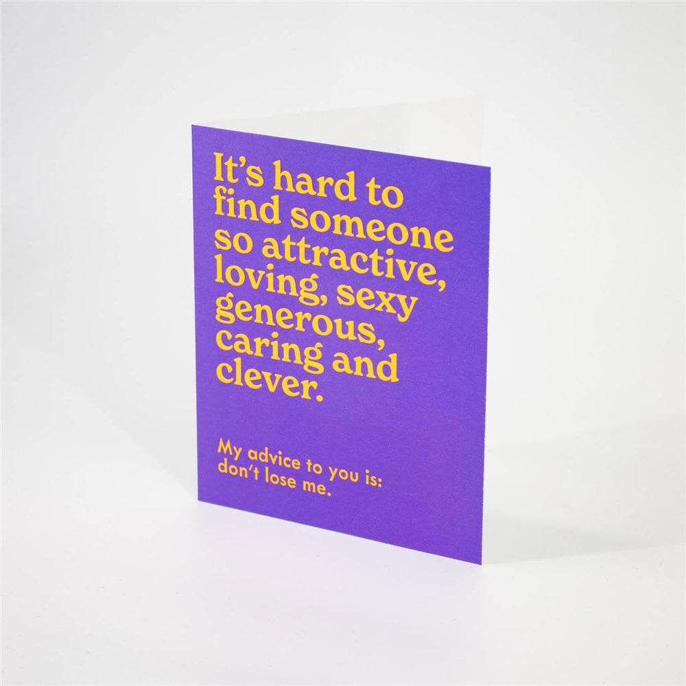 Don’t Lose Me Card