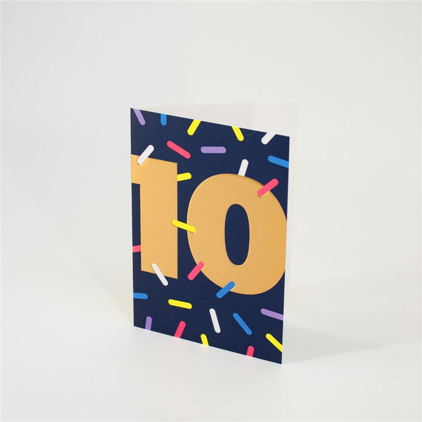 10th Birthday Card