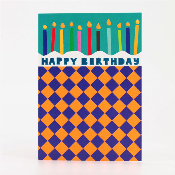 Pink Floral Happy Birthday Card