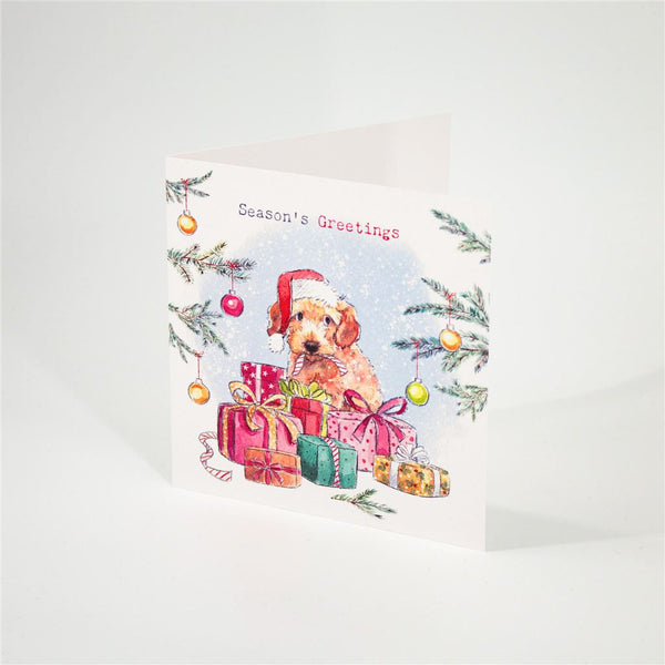 Puppy Christmas Card