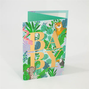 Baby Boy Jungle Card