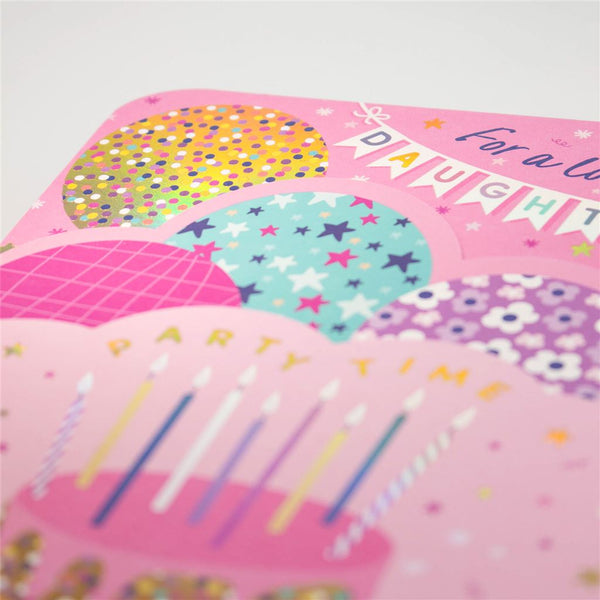 Two-Fold Happy Birthday Daughter Card