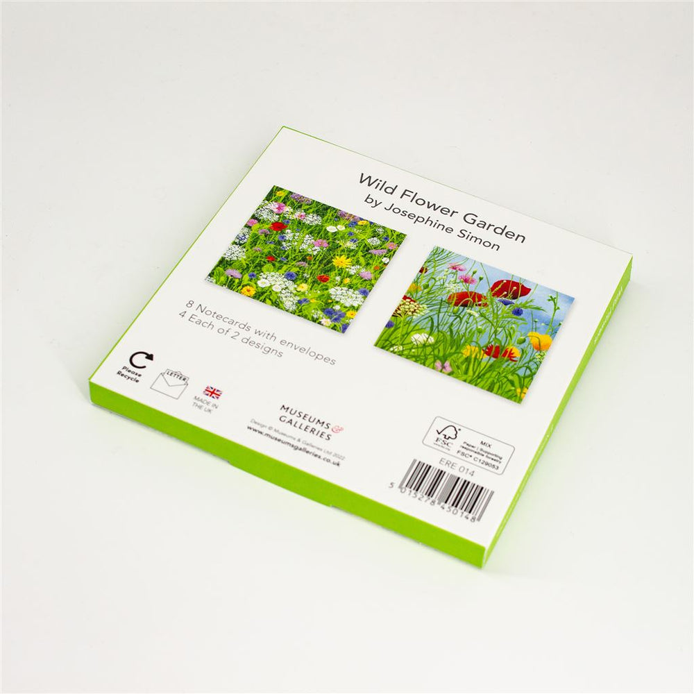 Wild Flowers Notecard Wallet - Set Of 8
