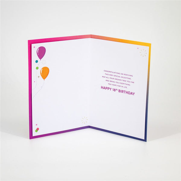 Happy 18th Birthday Daughter Card