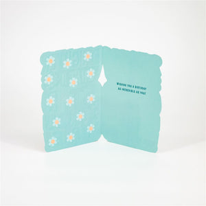 Shape Cut Happy Birthday Daughter Card