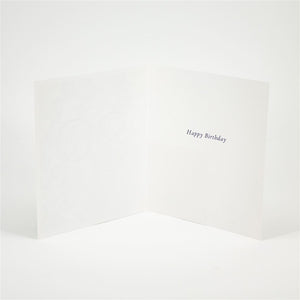 Floral 80th Birthday Card