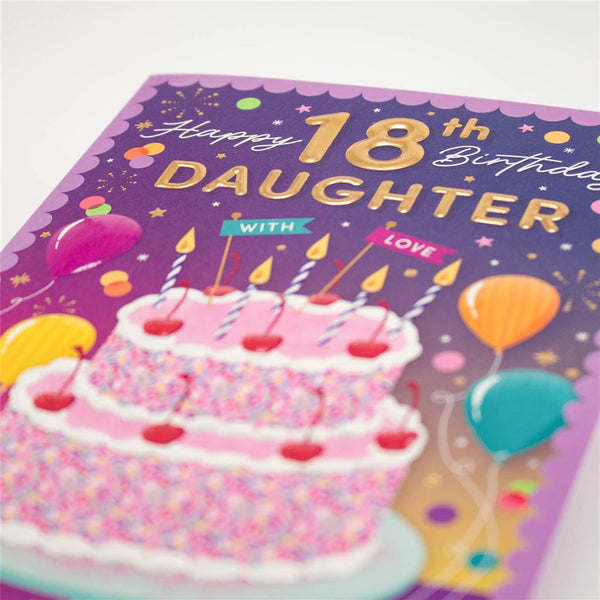 Happy 18th Birthday Daughter Card