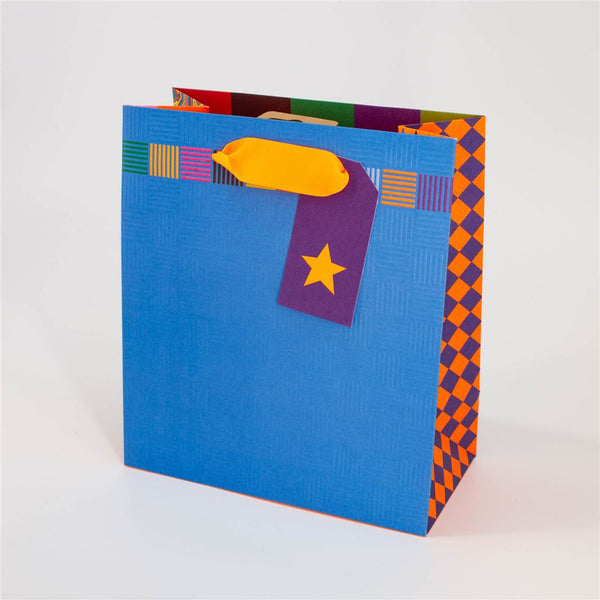 Medium Blue Gift Bag