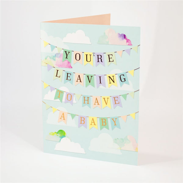 Jumbo Maternity Leave Card