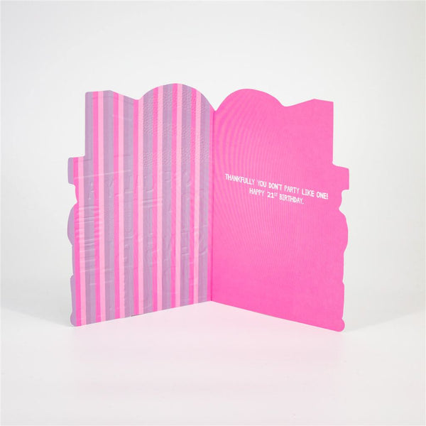 Funny 21st Birthday Card