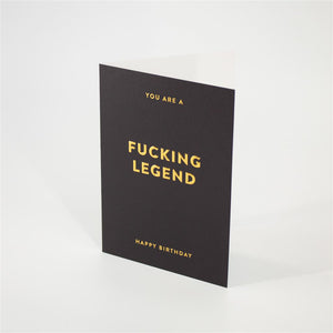 Legend Birthday Card