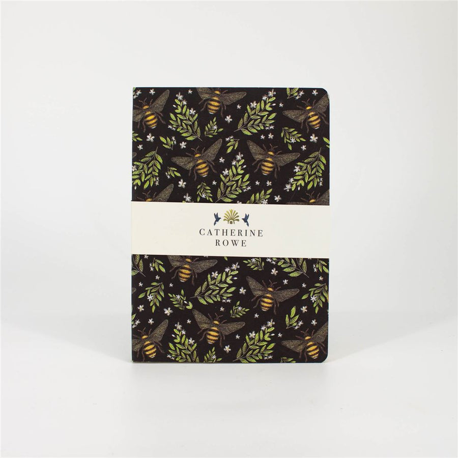 Bee Pattern Journal by Catherine Rowe