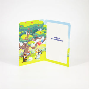 Bluey 2nd Birthday Card