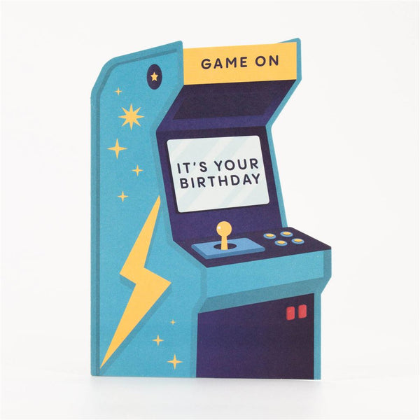 Arcade Game Birthday Card