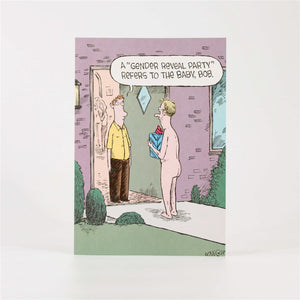 Funny Gender Reveal Card