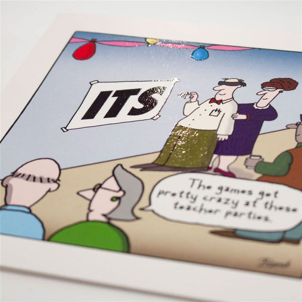 Funny Teacher Card
