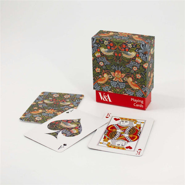 Strawberry Thief Luxury Playing Cards