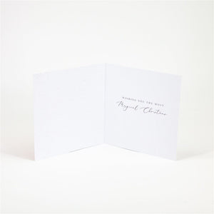 Boxed Christmas Card Poinsettia