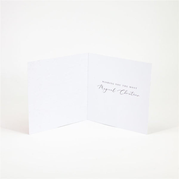 Boxed Christmas Card Poinsettia