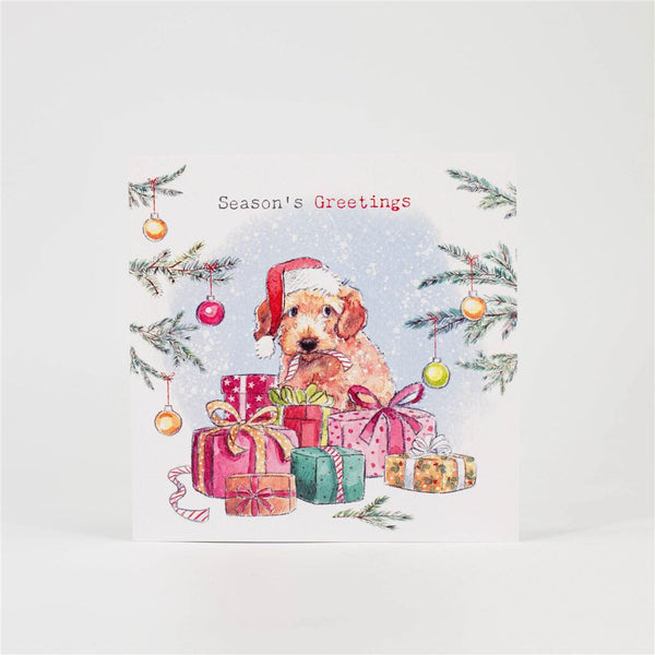 Puppy Christmas Card